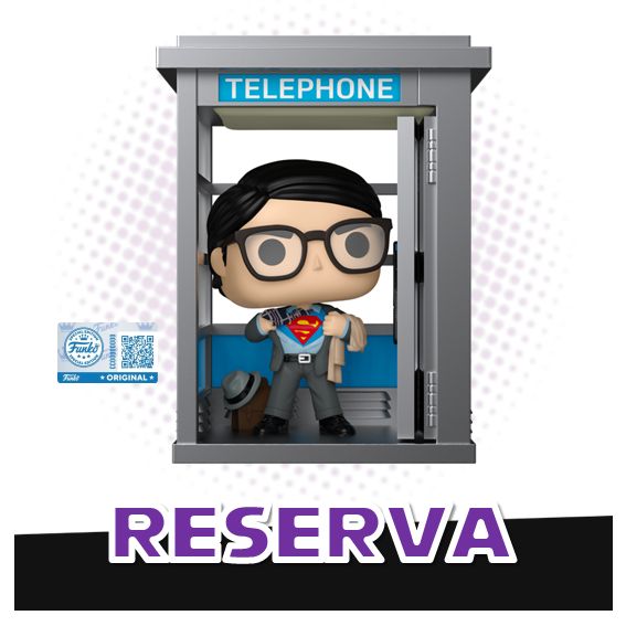 Funko Pop! Deluxe Superman 558 Cabina Teléfono (SE) - DC Comics Superman The Movie RESERVA