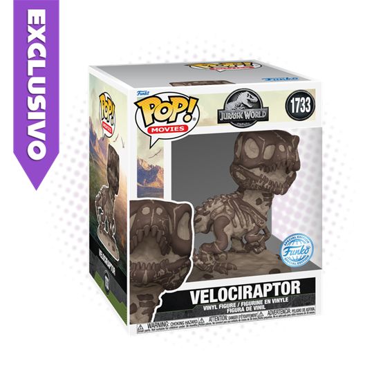 Funko Pop! 6'' Velociraptor 1733 Fossil (SE) - Jurassic World