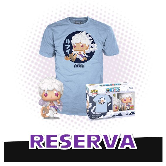 Funko Pop! &amp; Tee Luffy Gear Five - One Piece RESERVA