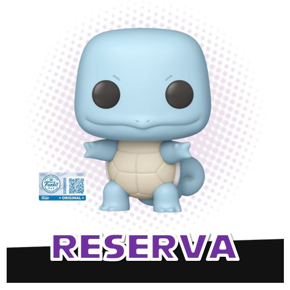 Funko Pop! Squirtle 504 (SE) (Soft Color) - Pokemon RESERVA