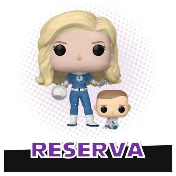 Funko Pop! Invisible Woman &amp; Franklin 1514 - Marvel The Fantastic 4 First Steps RESERVA