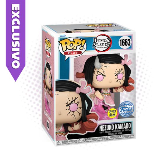 Funko Pop! Nezuko Kamado 1663 (SE) (GITD) Plus - Demon Slayer