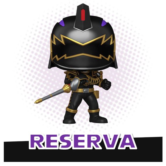 Funko Pop! Black Dino Thunder Ranger 1712 - Power Rangers RESERVA