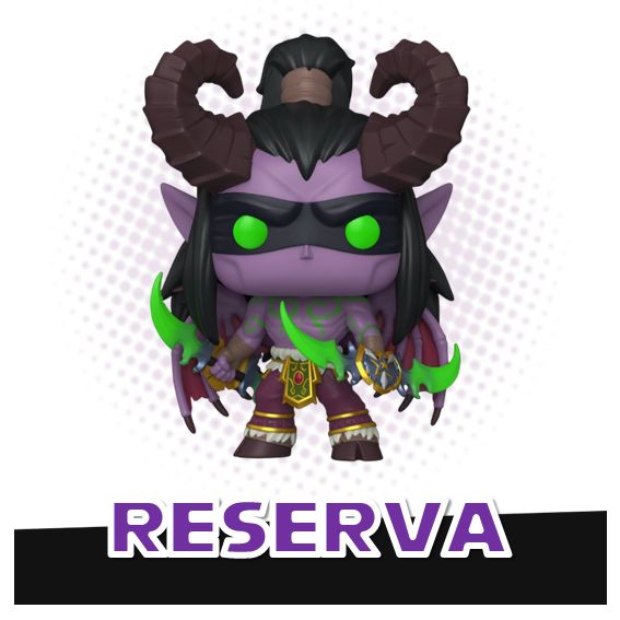 Funko Pop! Illidan 1101 (opción chase aleatoria) - World of Warcraft Wow RESERVA