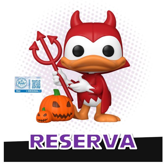 Funko Pop! Devil Donald with Pumpkin 1446 (SE) (opción chase aleatoria) - Disney Mickey and Friends RESERVA