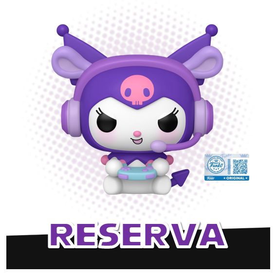 Funko Pop! Gamer Kuromi 117 (SE) - Hello Kitty and Friends RESERVA