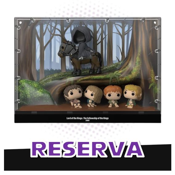 Funko Pop! Moment Deluxe Ringwraith Frodo Pippin Samwise Merry 09 - The Lord of the Rings RESERVA