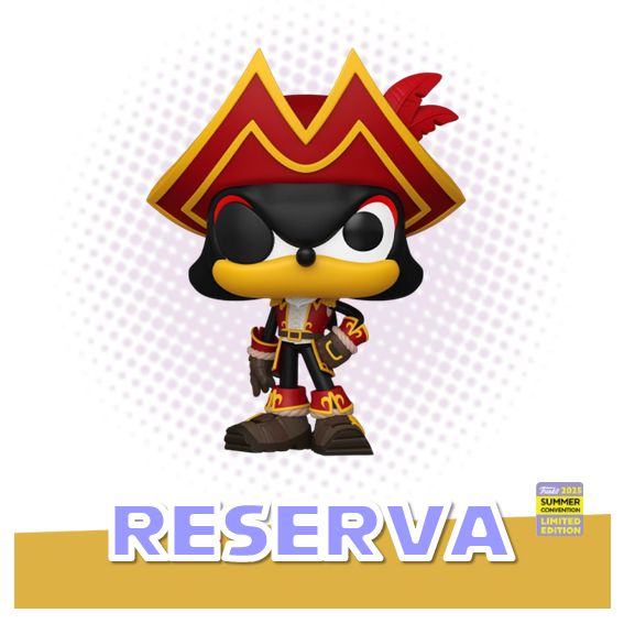 Funko Pop! Buccaneer Shadow 1079 (Summer Convention 2025) -  Sonic The Hedgehog RESERVA
