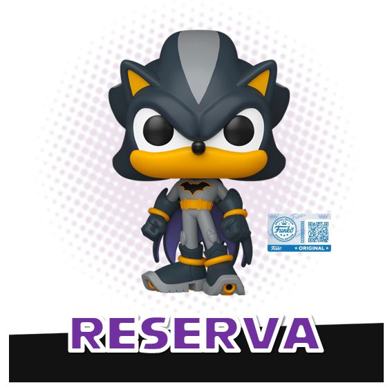 Funko Pop! Shadow as Batman 591 (SE) - Justice League x Sonic the Hedgehog RESERVA