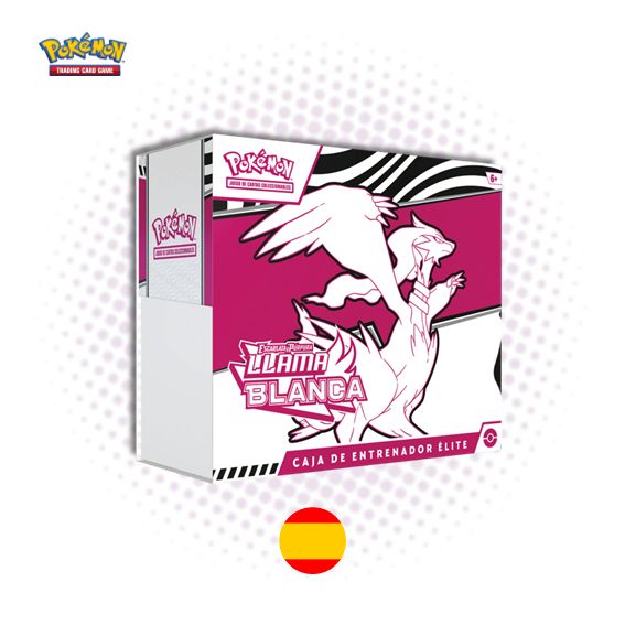 ETB Elite Trainer Box Llama Blanca (en Español) - TCG Pokemon Escarlata y Púrpura