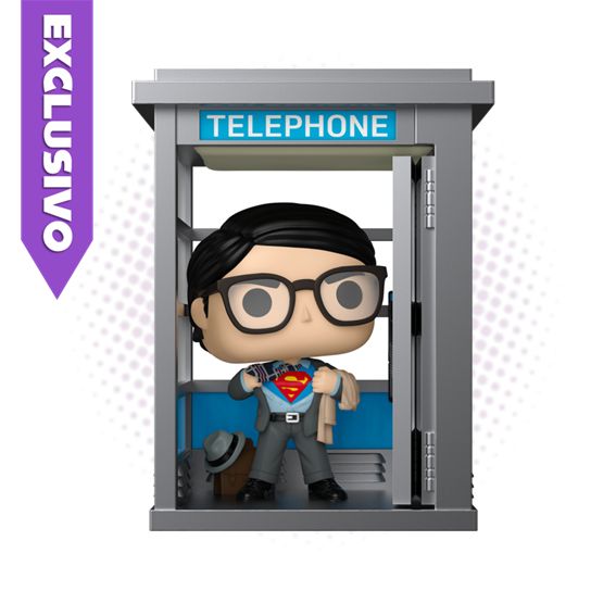 Funko Pop! Deluxe Superman en cabina 558 (SE) - DC Comics Superman