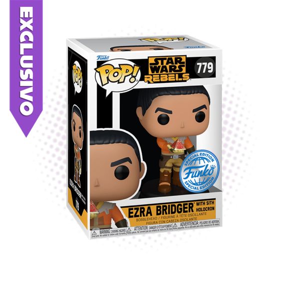 Funko Pop! Ezra Bridger with Sith Holocron 779 (SE) - Star Wars Rebels