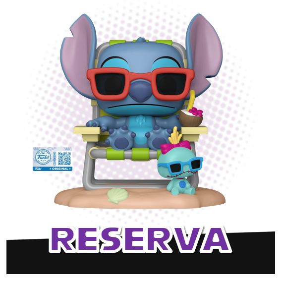 Funko Pop! Stitch in Sunlounger 1639 (SE) Premium - Disney Lilo &amp; Stitch RESERVA
