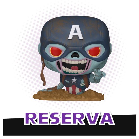 Funko Pop! Zombie Captain America 1554 - Marvel Zombies RESERVA