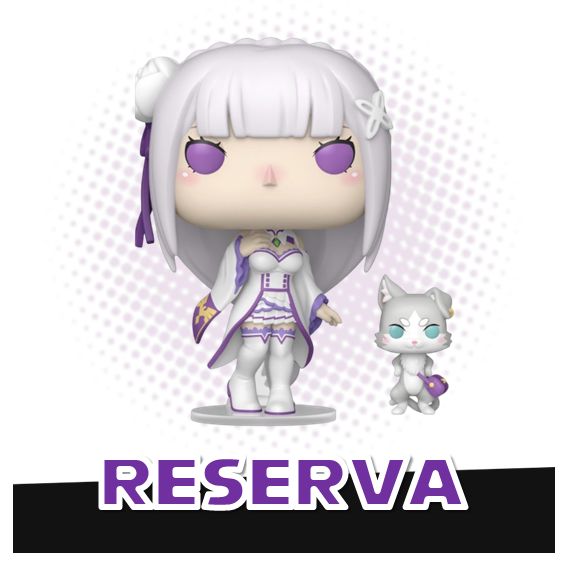Funko Pop! Emilia with Puck 2112 - Re:Zero RESERVA