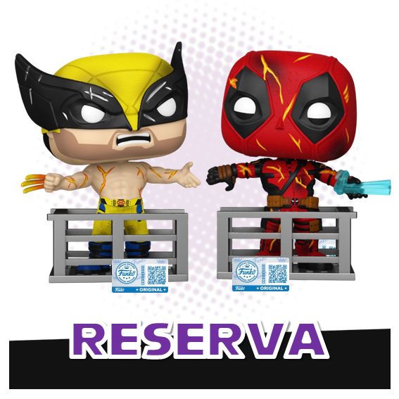 Funko Pop! pack Wolverine 1566 Deadpool 1567 (SE) Plus - Marvel RESERVA