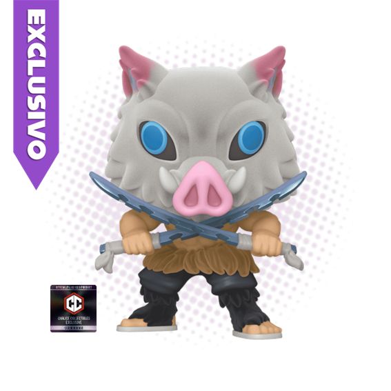 Funko Pop! Inosuke Hashibira 870 (Chalice Exclusive) (Flocked) - Demon Slayer