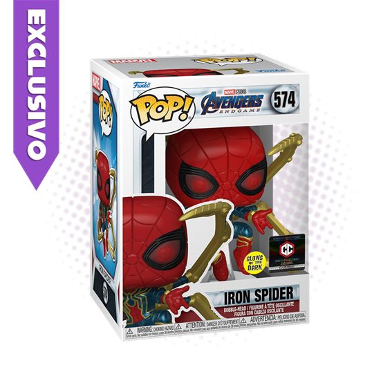 Funko Pop! Iron Spider 574 (Chalice Exclusive) (GITD) - Marvel Avengers