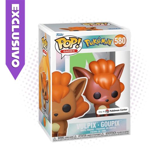 Funko Pop! Vulpix 580 (Pokemon Center Exclusive) Pearlescent - Pokemon