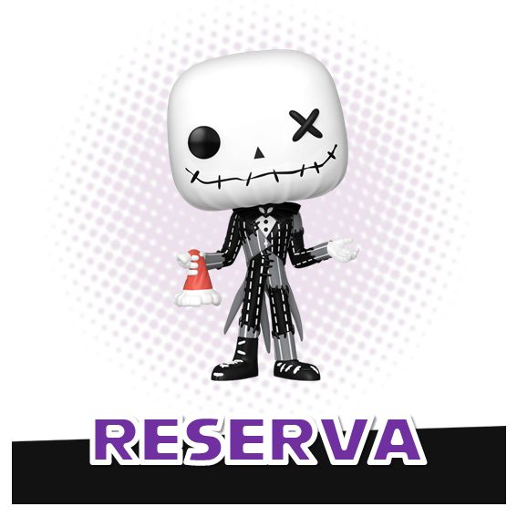 Funko Pop! Jack Skellington 1633 Patchwork - Disney The Nightmare Before Christmas RESERVA