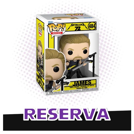 Funko Pop! James 484 - Rocks Metallica 72 Seasons RESERVA