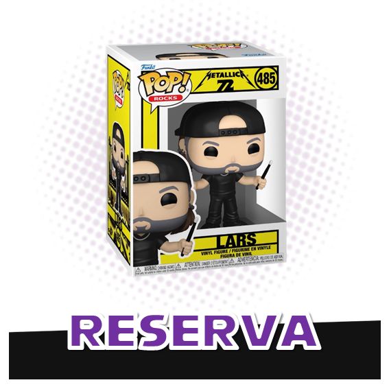 Funko Pop! Lars 485 - Rocks Metallica 72 Seasons RESERVA
