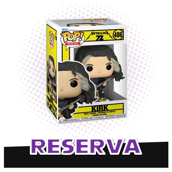 Funko Pop! Kirk 486 - Rocks Metallica 72 Seasons RESERVA