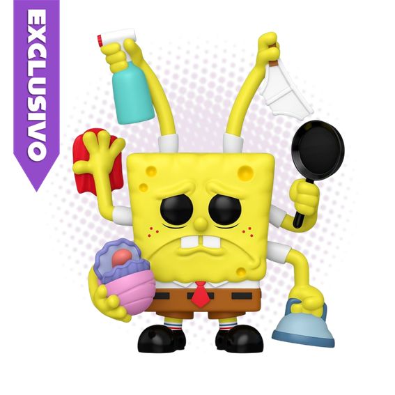 Funko Pop! Spongebob Cleaning 2001 (2025 Summer Convention) Premium - Spongebob Squarepants
