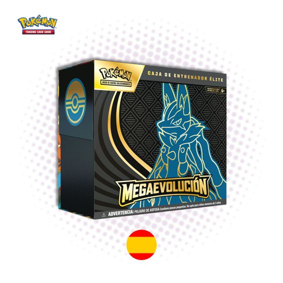 ETB Elite Trainer Box Mega Evolución Lucario (en Español) - TCG Pokemon Escarlata y Púrpura