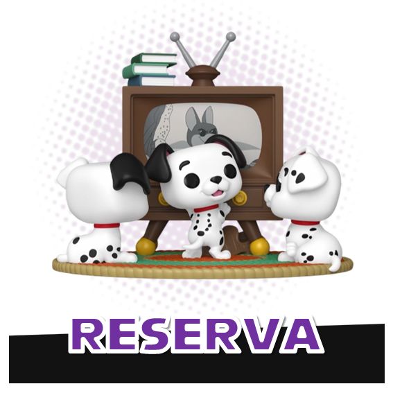 Funko Pop! Moment Rolly Patch &amp; Lucky with TV 1664 - Disney 101 Dalmatians RESERVA