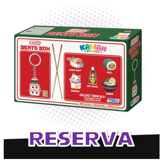 Funko BENTO Box Foodies Roll, Sushi Stack &amp; Soy sauce RESERVA