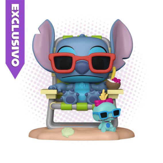 Funko Pop! Stitch in Sunlounger 1639 (SE) Premium - Disney Lilo &amp; Stitch