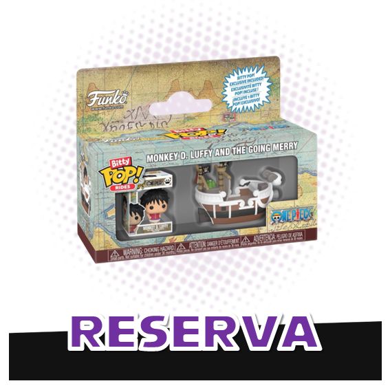 Bitty Pop! Rides Monkey D. Luffy and The Going Merry - One Piece RESERVA