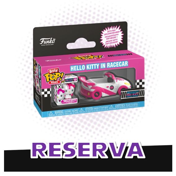 Bitty Pop! Rides Hello Kitty in Racecar - Hello Kitty and Friends RESERVA