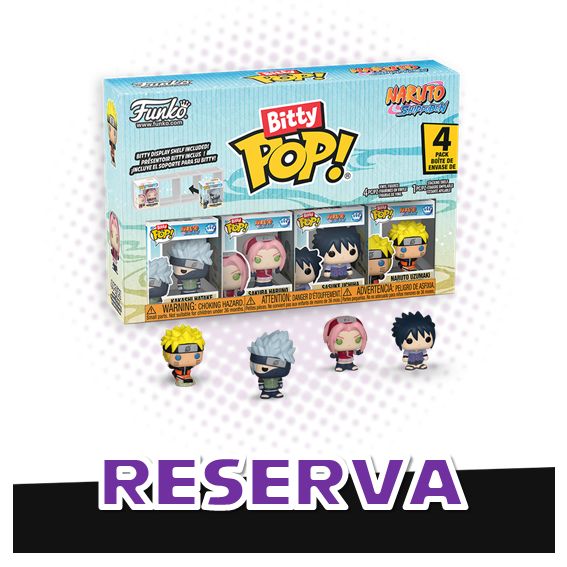 Bitty Pop! 4-pack Naruto Serie 1 RESERVA