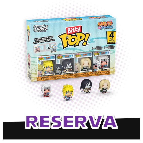 Bitty Pop! 4-pack Naruto Serie 2 RESERVA