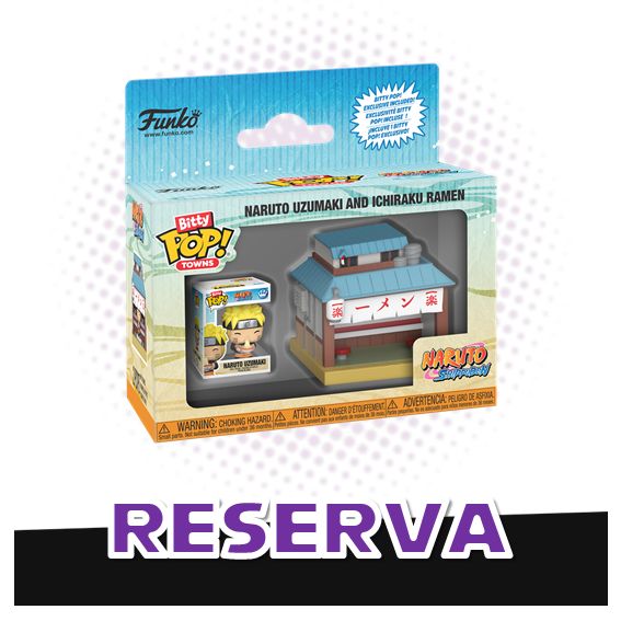 Bitty Pop! Town Naruto Uzumaki and Ichiraku Ramen - Naruto Shippuden RESERVA