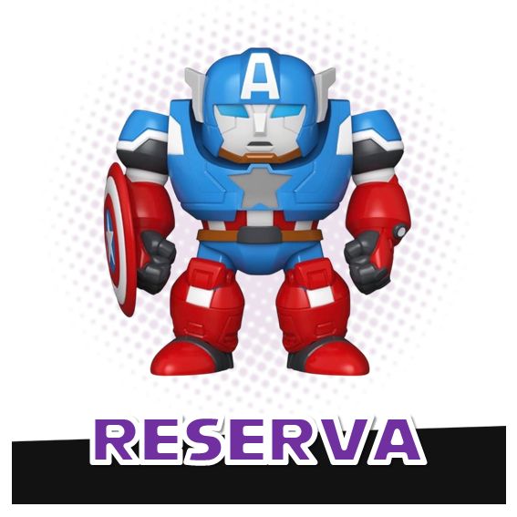 Bitty Pop! Bot Captain America Mech with Captain America - Marvel What if...? RESERVA