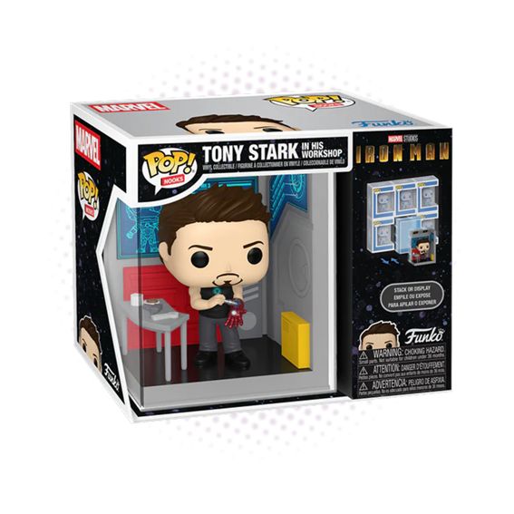 Funko Nooks Tony Stark in his Workshop - Marvel Iron Man