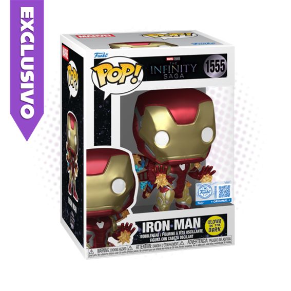 Funko Pop! Iron Man 1555 (GITD) (SE) - Marvel