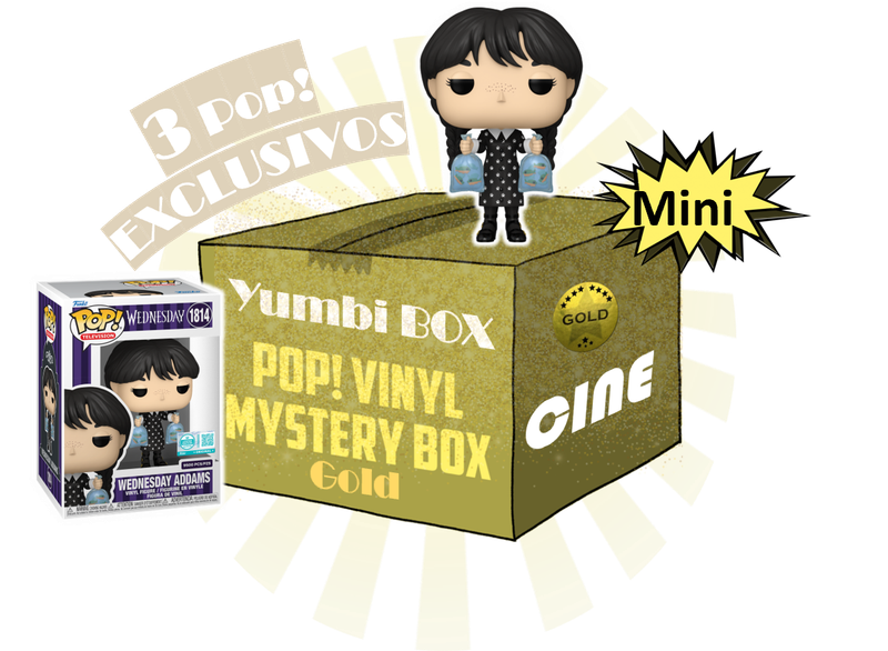 Yumbi BOX Mystery Gold Mini TV Wednesday Addams 1814 (9500 LE Supreme)
