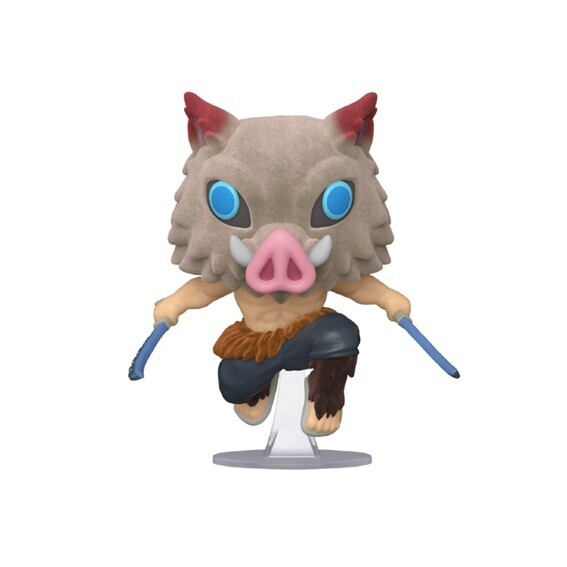 Funko Pop! Inosuke Hashibira 875 (Flocked) (con opción chase aleatoria) - Demon Slayer