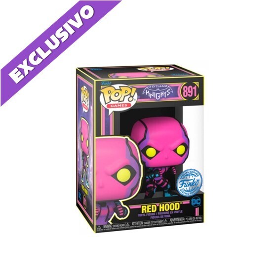 Funko Pop! Red Hood Black Light (Special Edition) - DC Comics Gotham Knight