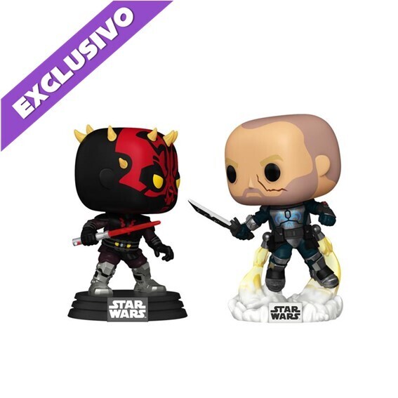 Funko Pop! 2-pack Darth Maul Vs. Pre Vizsla (Special Edition) - Star Wars