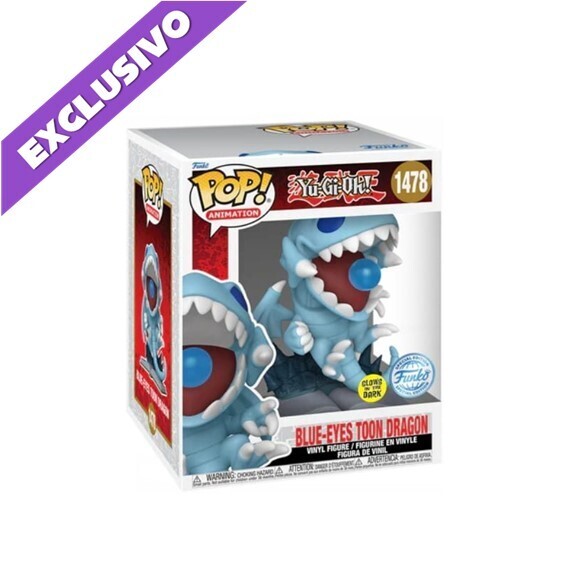 Funko Pop! 6'' Blue-Eyes Toon Dragon 1478 (GITD) (Special Edition) - Yu-Gi-Oh!