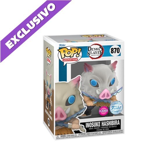 Funko Pop! Inosuke Hashibira 870 (Flocked) (Special Edition) - Demon Slayer