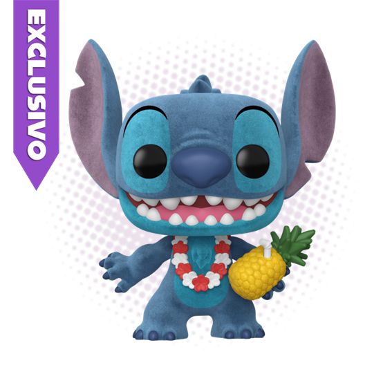 Funko Pop! Luau Stitch 1567 (SE) (Flocked) - Disney Lilo &amp; Stitch