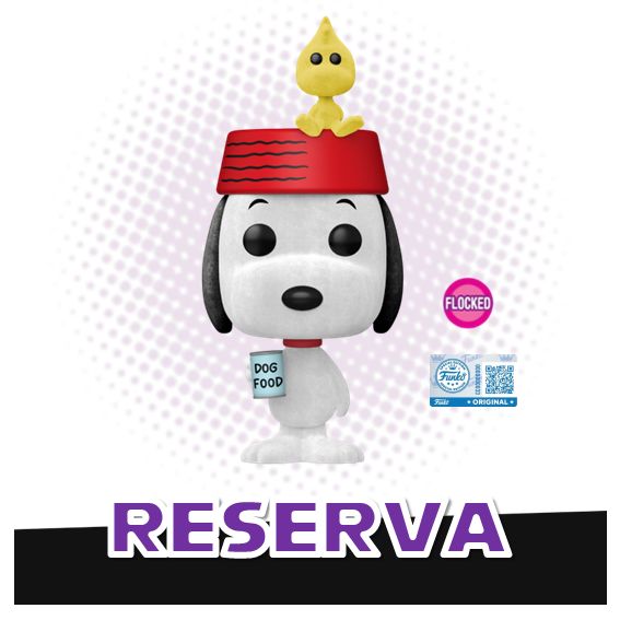 Funko Pop! Snoopy &amp; Woodstock 2096 (SE) (Flocked) - Peanuts RESERVA