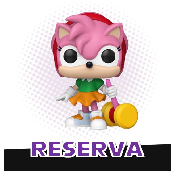 Funko Pop! Amy 1171 (opción chase aleatoria) - Sonic The Hedgehog RESERVA
