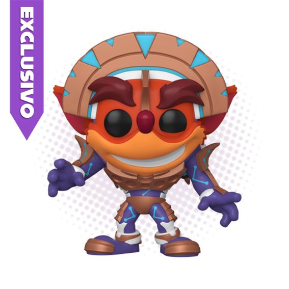 Funko Pop! Crash Bandicoot in Mask Armor 841 (2021 Summer Convention) - Crash Bandicoot